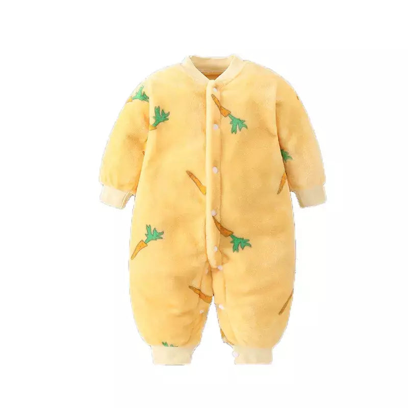 Bebê recém-nascido primavera inverno roupas jaqueta infantil para meninas macacão para meninos flanela macia bebe macacão roupas de bebê 0-18 meses