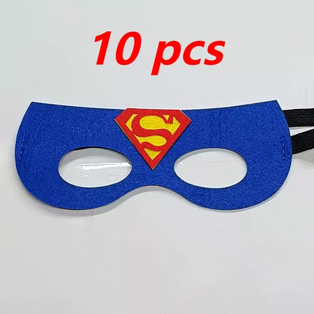 10 pçs/set disney mavel homem-aranha super herói máscaras de halloween congelado cosplay máscara presentes de natal festa de aniversário traje para criança