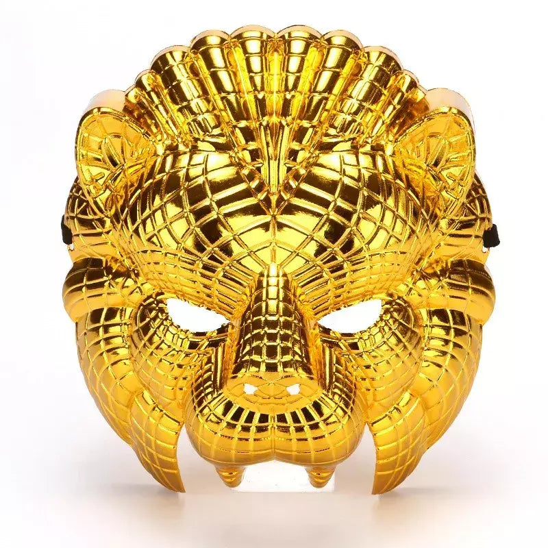 Máscara animal tigre leão traje palco desempenho adereços cosplay acessórios de fantasia de halloween adicionar mistério