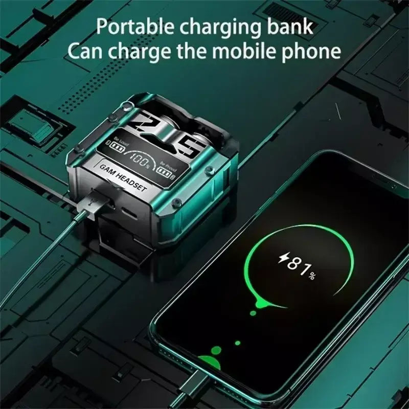 M25 tws fones de ouvido sem fio bluetooth controle toque redução ruído estéreo à prova dwaterproof água