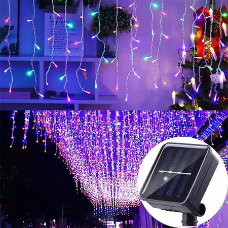 Led solar luz da corda ao ar livre jardim luzes de fadas led cintilação lâmpada à prova dwaterproof água para decoração festa natal 3.5m guirlandas jardim