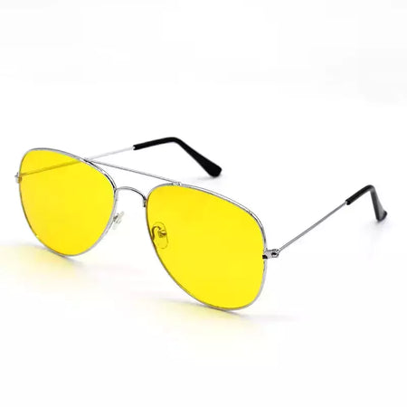 Óculos de sol clássicos Retro Pilot Ocean para homens e mulheres, metal unissex, vermelho, amarelo, 3025, óculos de direção, verão, 2024