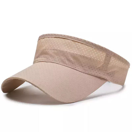 Verão Respirável Air Sun Chapéus Homens Mulheres Viseira Ajustável Proteção UV Top Vazio Solid Sports Tennis Running Sunscreen Cap Hat