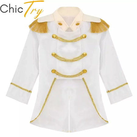 Meninos príncipe cosplay traje manga longa franja de ouro trança veludo smoking tailcoat tribunal real cosplay jaqueta vestir-se