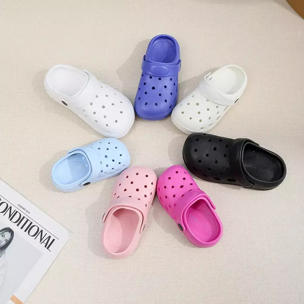 Moda à prova dwaterproof água chinelos crianças sandálias sapatos verão ao ar livre slides sola macia sapatos de jardim indoor enfermagem tamancos sandálias