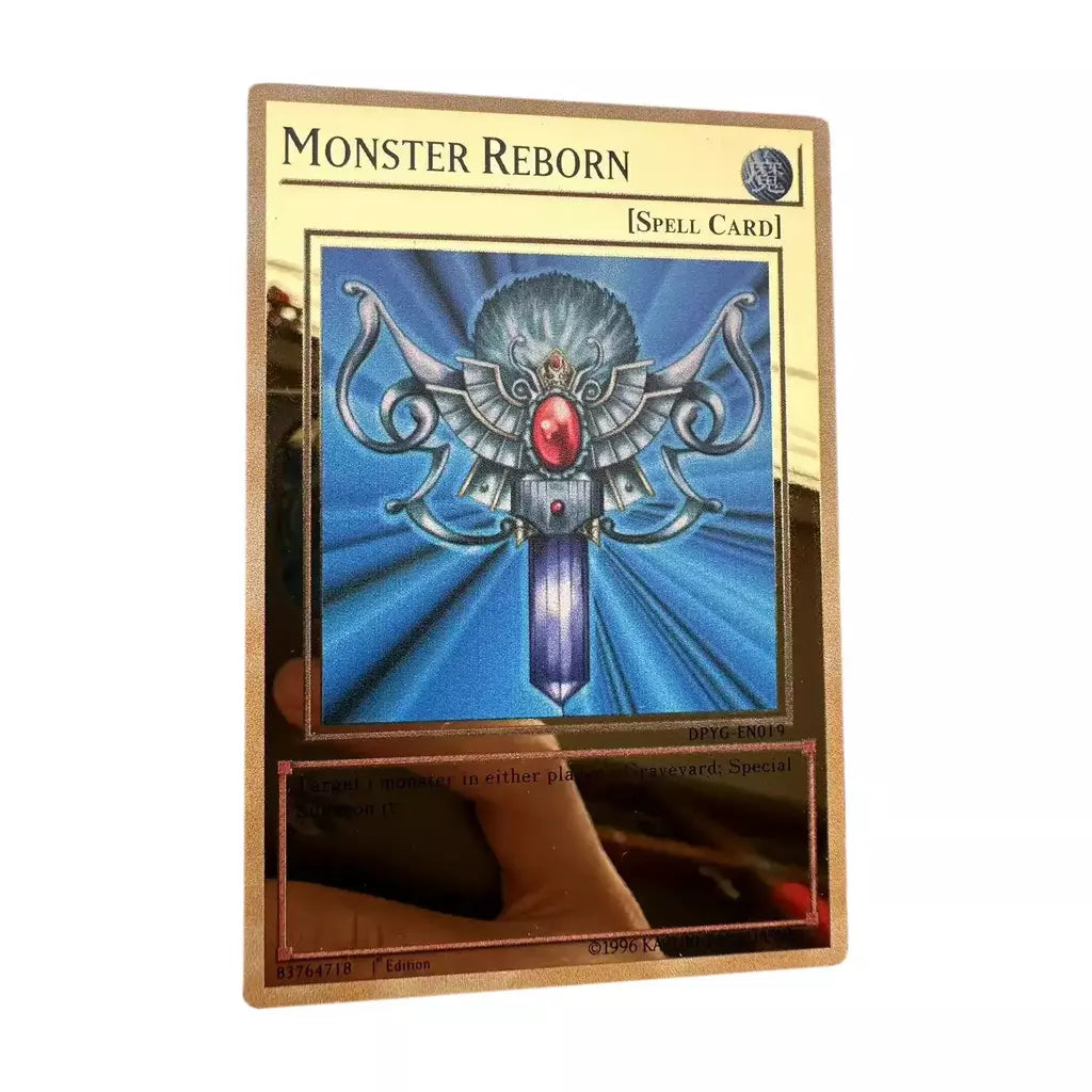 Yugioh cartões de metal dourado yu-gi-oh liga coleção cartão olhos azuis escuro magial obelisco slifer ra crianças presente de aniversário de natal