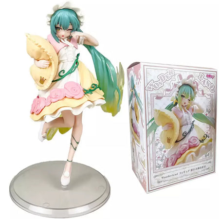 20cm anime hatsune miku x cinnamoroll figura anime periférico modelos colecionáveis decorações decorativas crianças presente kawaii