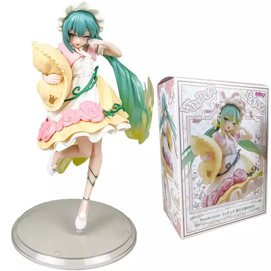 20cm anime hatsune miku x cinnamoroll figura anime periférico modelos colecionáveis decorações decorativas crianças presente kawaii