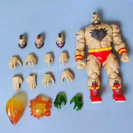 Tempestade brinquedos rua lutador figura de ação st wangief figuras coleção os desafadores finos aangief estatueta modelo móvel brinquedos