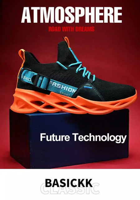 Venda quente moda roxo tênis casuais das mulheres dos homens lâmina tênis de corrida tamanho grande 48 luz respirável sapatos esportivos masculino malha tênis
