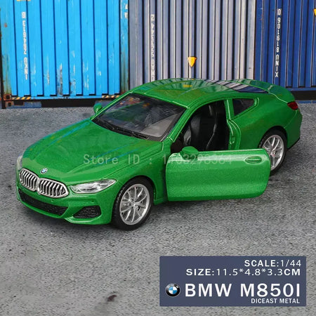 Msz 1:43 bmw m4 e-tron gt aventador modelo de suspensão carro clássico modelo de carro estático liga fundição modelo de carro coleção presente brinquedo