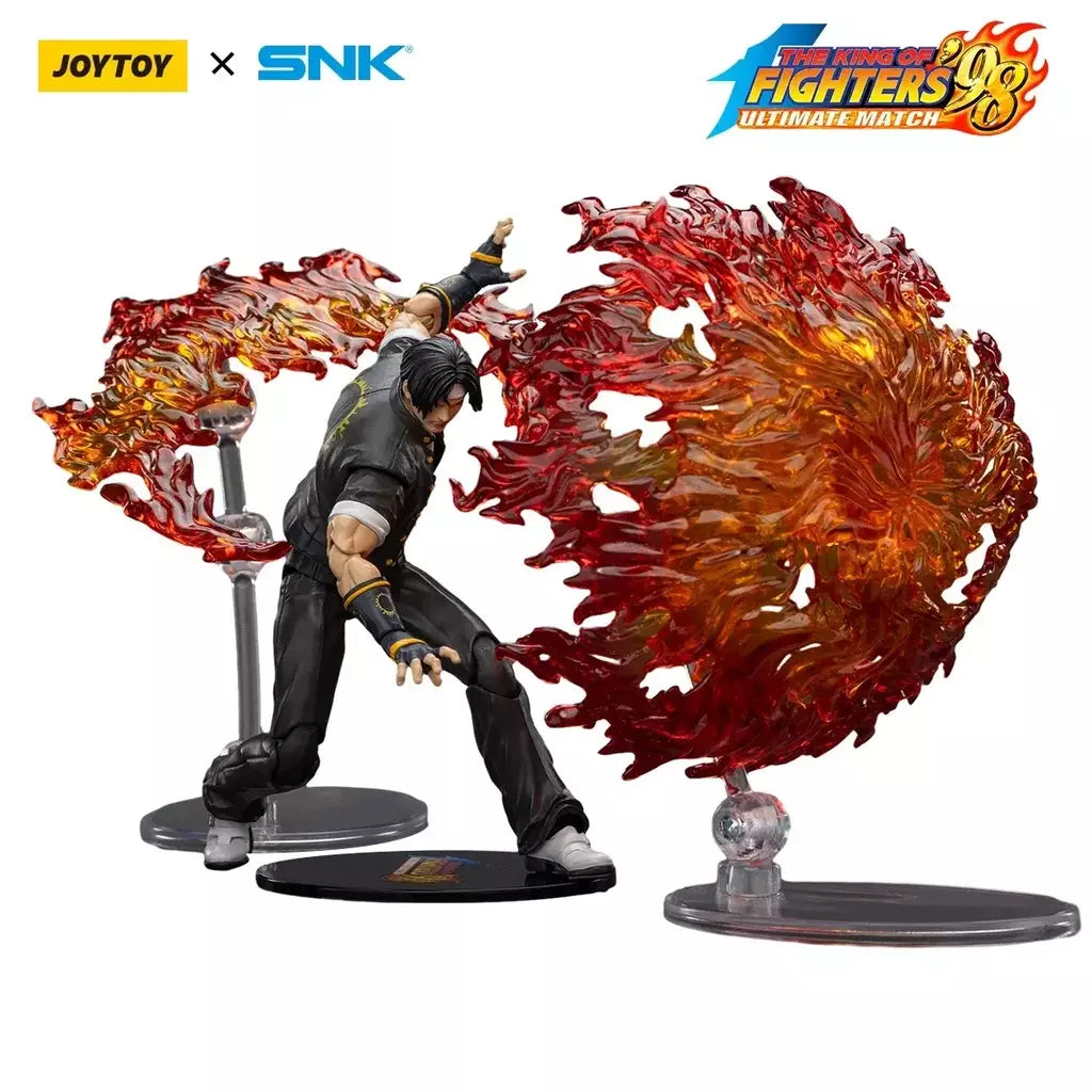 Joyotoy original rei dos lutadores 98um figura de ação kof 98um ikari guerreiros equipe herói 1/18 jogo estatueta modelo brinquedos personalizados