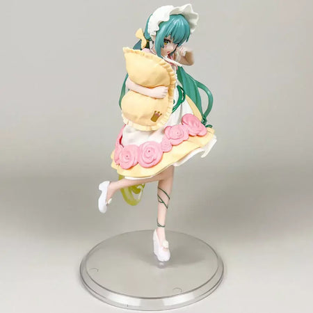 20cm anime hatsune miku x cinnamoroll figura anime periférico modelos colecionáveis decorações decorativas crianças presente kawaii