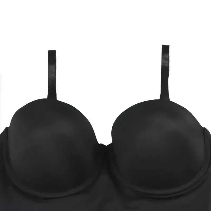 Wechery mulher roupas tubo de estiramento emagrecimento corpo shapewear controle deslizamento coxa comprimento roupa interior branco festa à noite vestidos midi