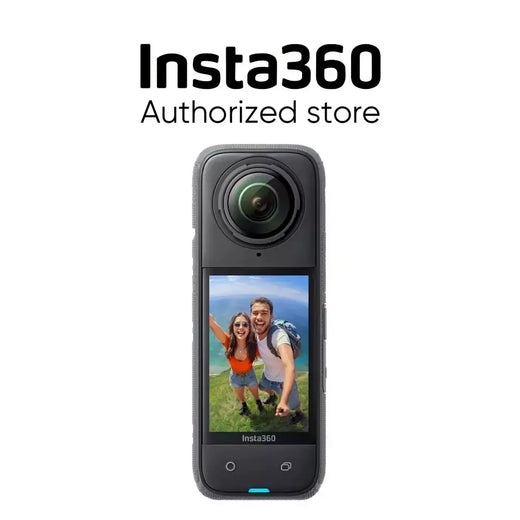 Insta360 X4 - Câmera de ação 360 à prova d'água 8K, vídeo grande angular 4K, bastão de selfie invisível, último de 135 minutos, protetores de lente removíveis,