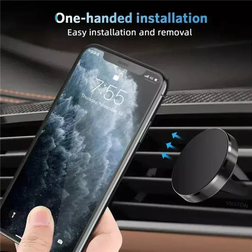 Ímã de ventilação de ar smartphone suporte móvel magnético suporte do telefone do carro celular gps montagem para iphone 16 15 14 13 12 xiaomi samsung suporte
