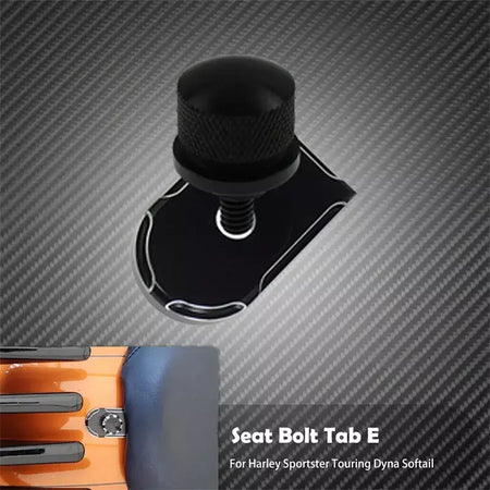 Universal motocicleta traseiro fender assento parafuso porca guia kit de montagem botão capa para harley dyna sportster xl touring flhr softail