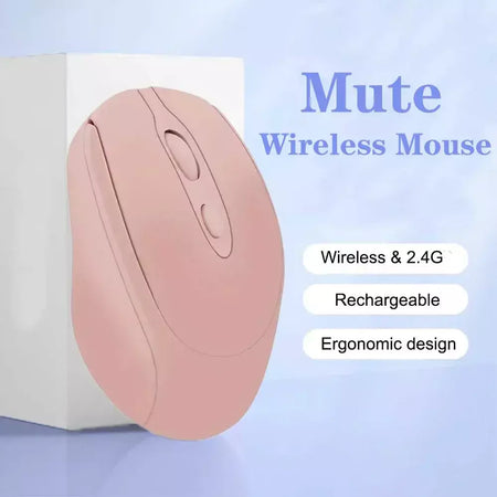 Rato de jogo sem fio recarregável 2.4g bluetooth-mouse sem fio usb silencioso gamer ratos para computador portátil mac tablet