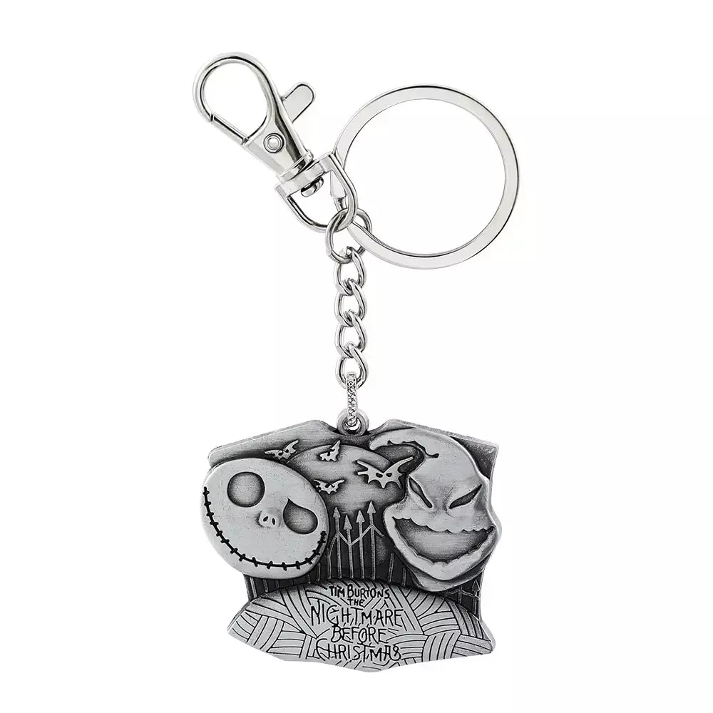 Disney o pesadelo antes do natal chaveiro filme figura jack skellington chaveiros masculino férias jóias acessórios