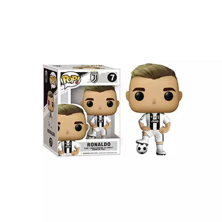 Ronaldo-Action Figure for Kids, Funko Pop, Portugal, Real Madrid, Juventus, Rivor, Manchester United, United, Vinil, Fã, Presentes de sonho, #7