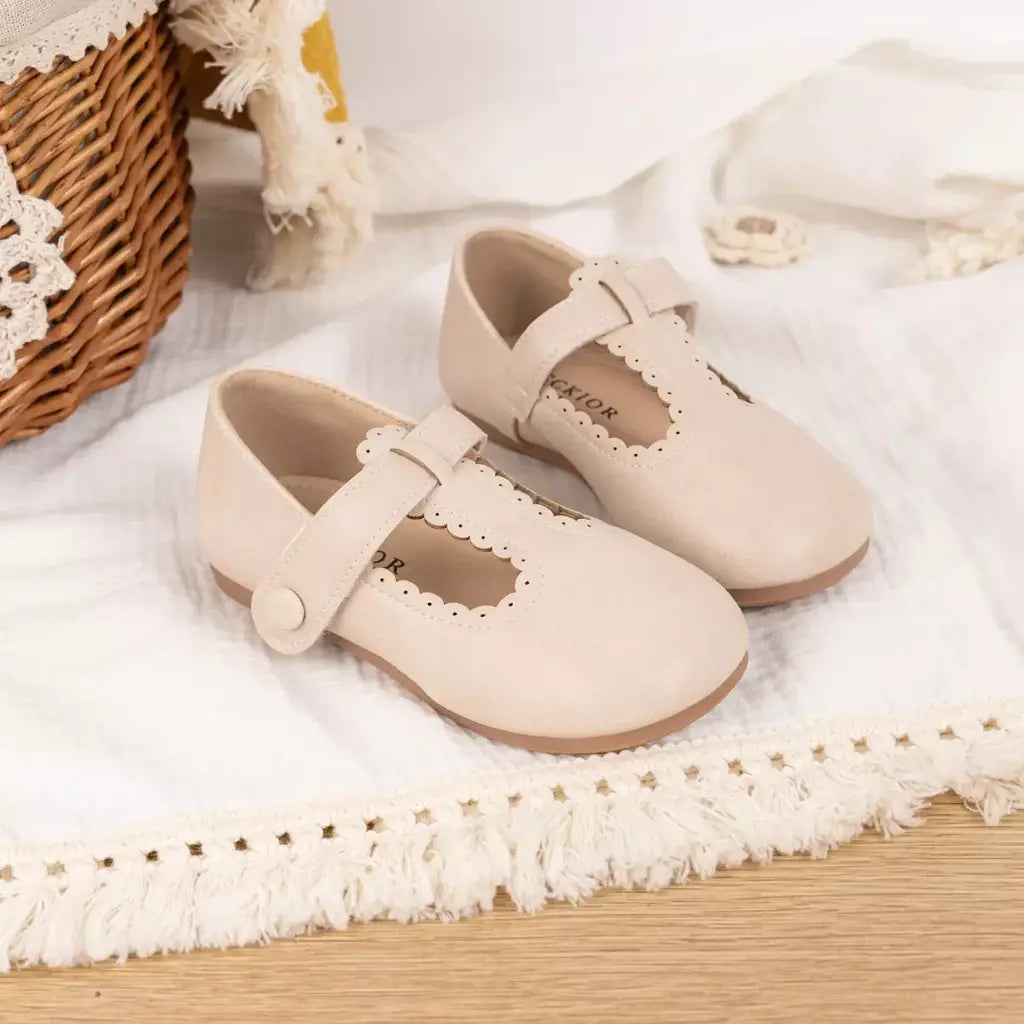 Kidsun criança menina mary jane vestido sapatos ballet apartamentos para crianças menina festa escola sapatos bowknot princesa sapatos