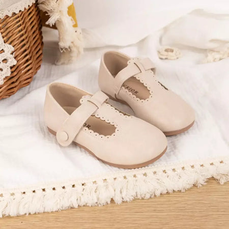 Kidsun criança menina mary jane vestido sapatos ballet apartamentos para crianças menina festa escola sapatos bowknot princesa sapatos