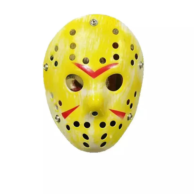 Halloween jason assassino máscara de plástico assustador horror cosplay maquiagem traje festa bola filme vilão correspondência colecionável novo 2025