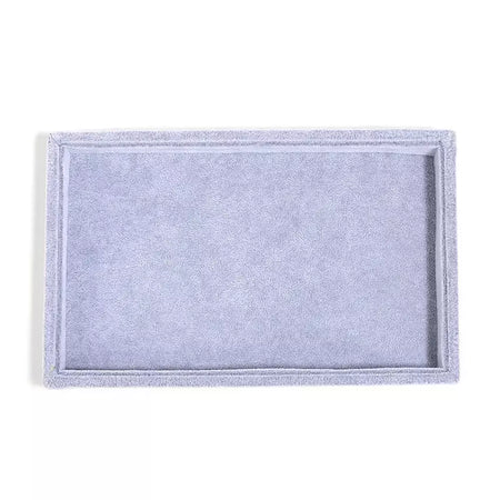 1 pc veludo bandeja de exibição de jóias anel brinco bandeja de armazenamento caixa de exibição de jóias colares pulseiras caixa de organização placa de armazenamento