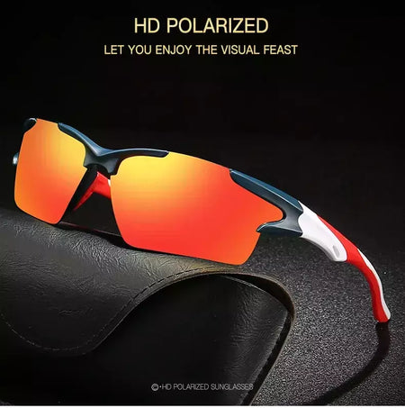 Óculos Polarizados Masculinos, Óculos de Sol Polarizados, Óculos de Ciclismo, Motocicleta Spot, Corrida, Pesca