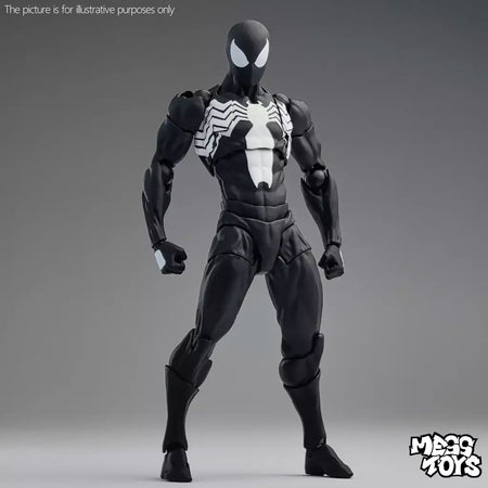 Novos brinquedos bagunça figura do homem-aranha terno preto vizinho simbionte messto brinquedos escarlate vizinho figura de ação ct brinquedos preto vermelho homem aranha