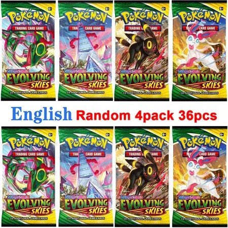 4 pacote de cartas pokémon 151 equipe up sun & moon trovão inglês jogo de cartas de negociação evoluções impulsionador colecionável crianças brinquedos presentes