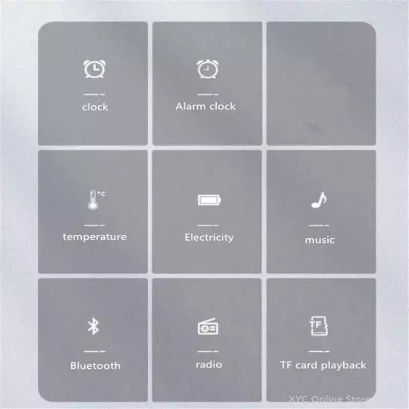 Altifalante Sem Fio Bluetooth Pequeno Mini Despertador Canhão Portátil Mini Voz Transmita o Cartão Insert Veicular Sistema De Áudio W