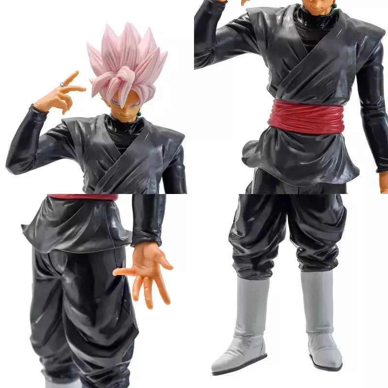 Anime dragon ball z majin vegeta figura brinquedos manga goku preto zamasu super saiyan estatuetas de ação pvc coleção modelo bonecas