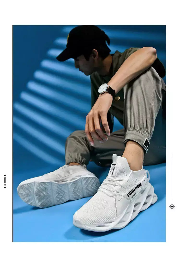Venda quente moda roxo tênis casuais das mulheres dos homens lâmina tênis de corrida tamanho grande 48 luz respirável sapatos esportivos masculino malha tênis