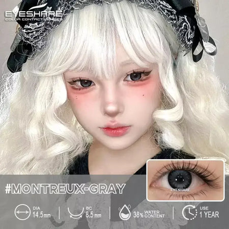 AMARA 1 par de lentes de contato coloridas para olhos, lentes azuis para cosplay de anime, lentes coloridas roxas, rosa y2k, lentes vermelhas coloridas