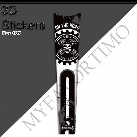 Motocicleta para harley davidson street bob fxbb 107 m8 tanque almofada apertos kit joelho carenagem fender adesivos decalque