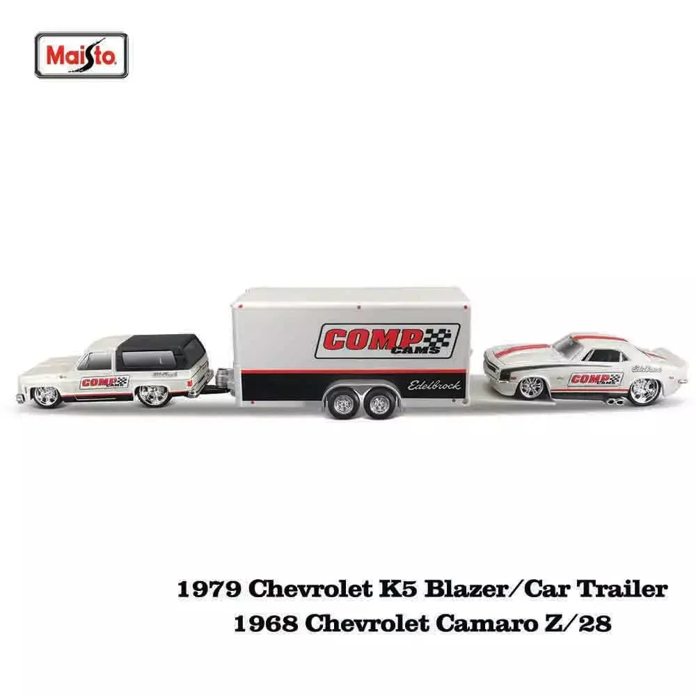 Maisto 1:64 1993 Chevrolet 454 SS PICK UP Fabricação de fundição de transporte Modelo de reboque Modelo de simulação Coleção de carros em liga