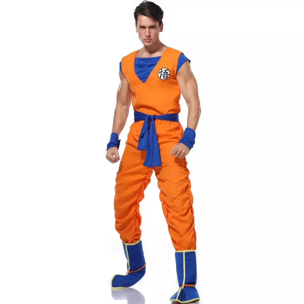 2025 traje cosplay goku super saiyan cosplay uomini adultos tute anime costumi di carnevale di halloween
