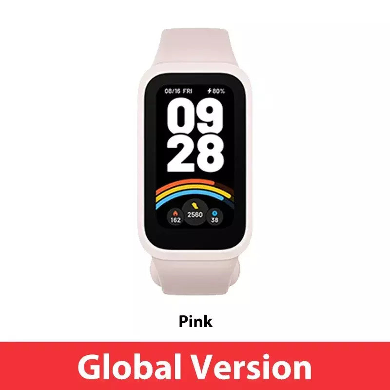 Versão global Xiaomi Smart Band 9 Active 1.47 ''Display 5ATM Modo de vida útil da bateria de 18 dias Monitoramento de saúde e fitness durante todo o dia