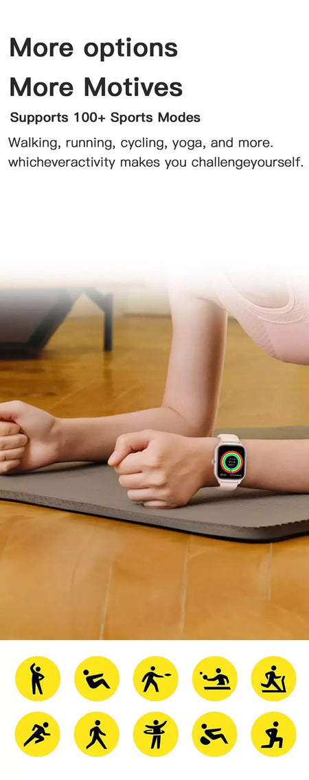 LEMFO LT10 Smartwatch para homens e mulheres Touch Dial Chamada Música Smartwatch Android iOS Rastreador de Fitness Relógios Esportivos 2024