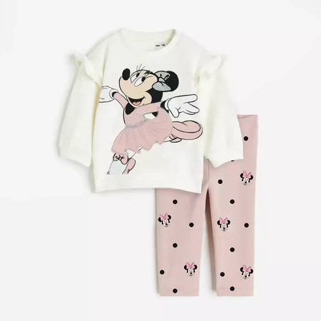 2 pçs bonito conjuntos de roupas da menina do bebê meninas topos + calças primavera outono criança menina outwear para 0-4yrs
