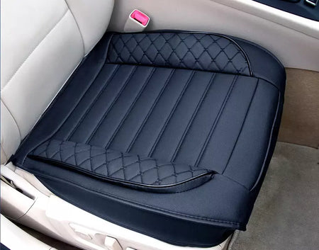 SEAMETAL Capa de assento de carro totalmente cercada, couro PU premium, protetor de assento automático, almofada anti-arranhões, tapete de proteção para cadeira