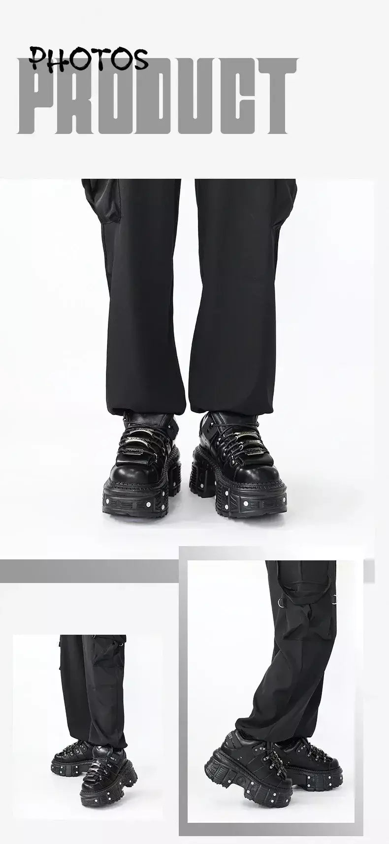 2025 mulher tênis novo estilo punk sapatos femininos gótico tornozelo rock botas rendas salto altura sapatos plataforma mulher decoração de metal