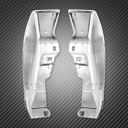 Motocicleta mid-frame defletor de ar escudo térmico guarnição capa para harley touring electra street glide road king fltrx 2001-23 24-up