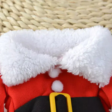 Gato natal cosplay terno animais de estimação roupas para cães pequenos animal de estimação engraçado papai noel vestir-se traje bonito gatinho ano novo maine vestuário