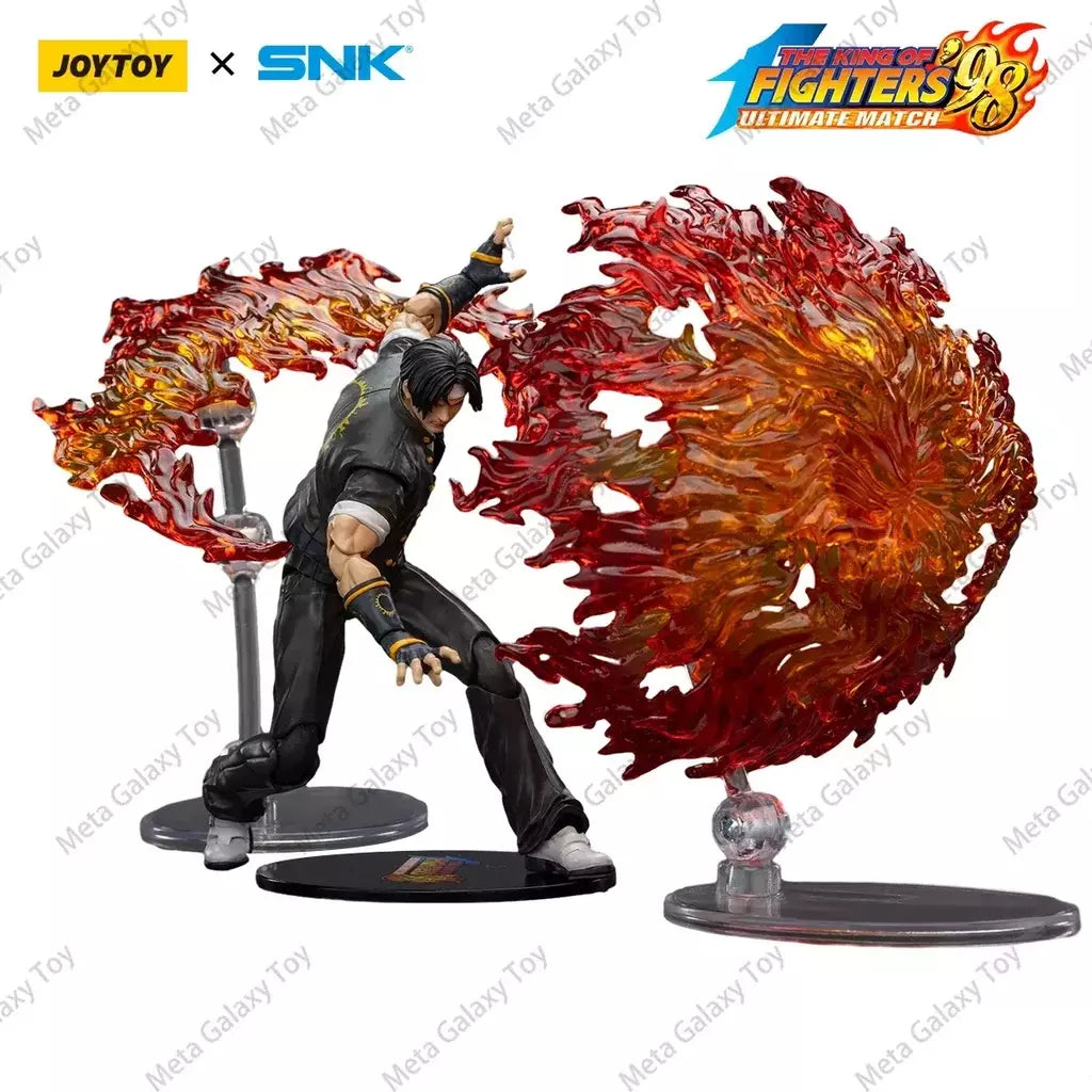 Joyotoy original rei dos lutadores 98um figura de ação kof 98um ikari guerreiros equipe herói 1/18 jogo estatueta modelo brinquedos personalizados