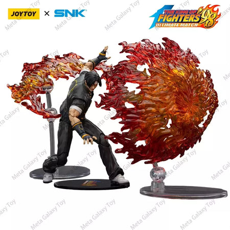 Joyotoy original rei dos lutadores 98um figura de ação kof 98um ikari guerreiros equipe herói 1/18 jogo estatueta modelo brinquedos personalizados