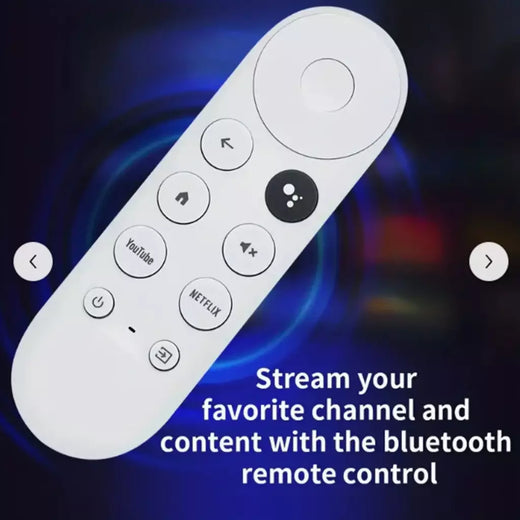 Controle remoto Google Chromecast 4K Snow Voice - Controle fácil apenas para seu streaming de mídia Player Controle remoto