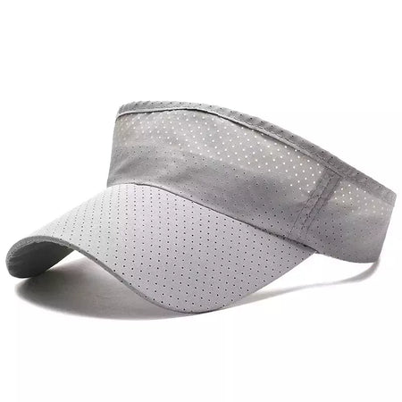 Verão Respirável Air Sun Chapéus Homens Mulheres Viseira Ajustável Proteção UV Top Vazio Solid Sports Tennis Running Sunscreen Cap Hat