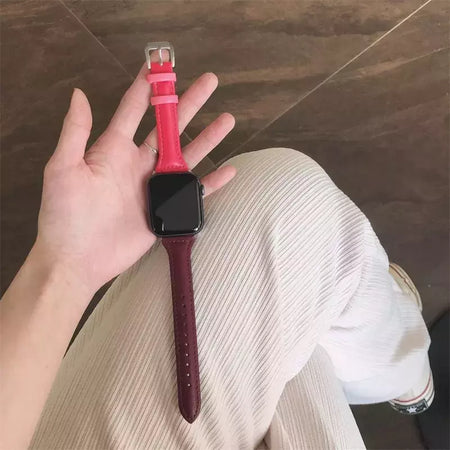 Pulseira de couro para Apple Watch, Banda, Pulseira, Ultra 9, 7, SE, 3, 4, 6, 8, 44mm, 40mm, 41mm, 42mm, 38 milímetros, 49 milímetros, 44 milímetros, 45 milímetros
